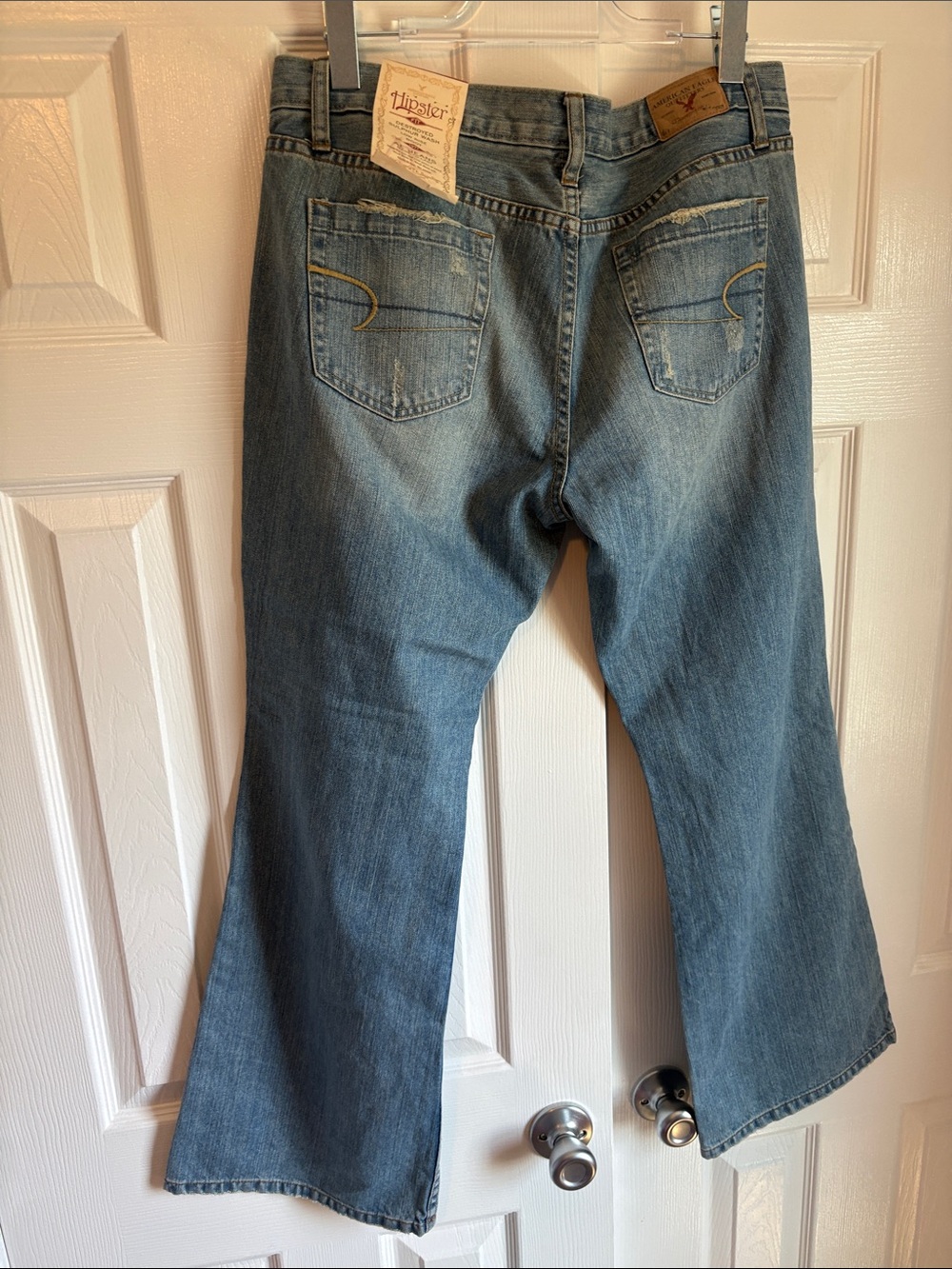 American Eagle Vintage Y2K Hipster Low Rise Bootcut Jeans - 14 Short/Petite NWT - Picture 12 of 16